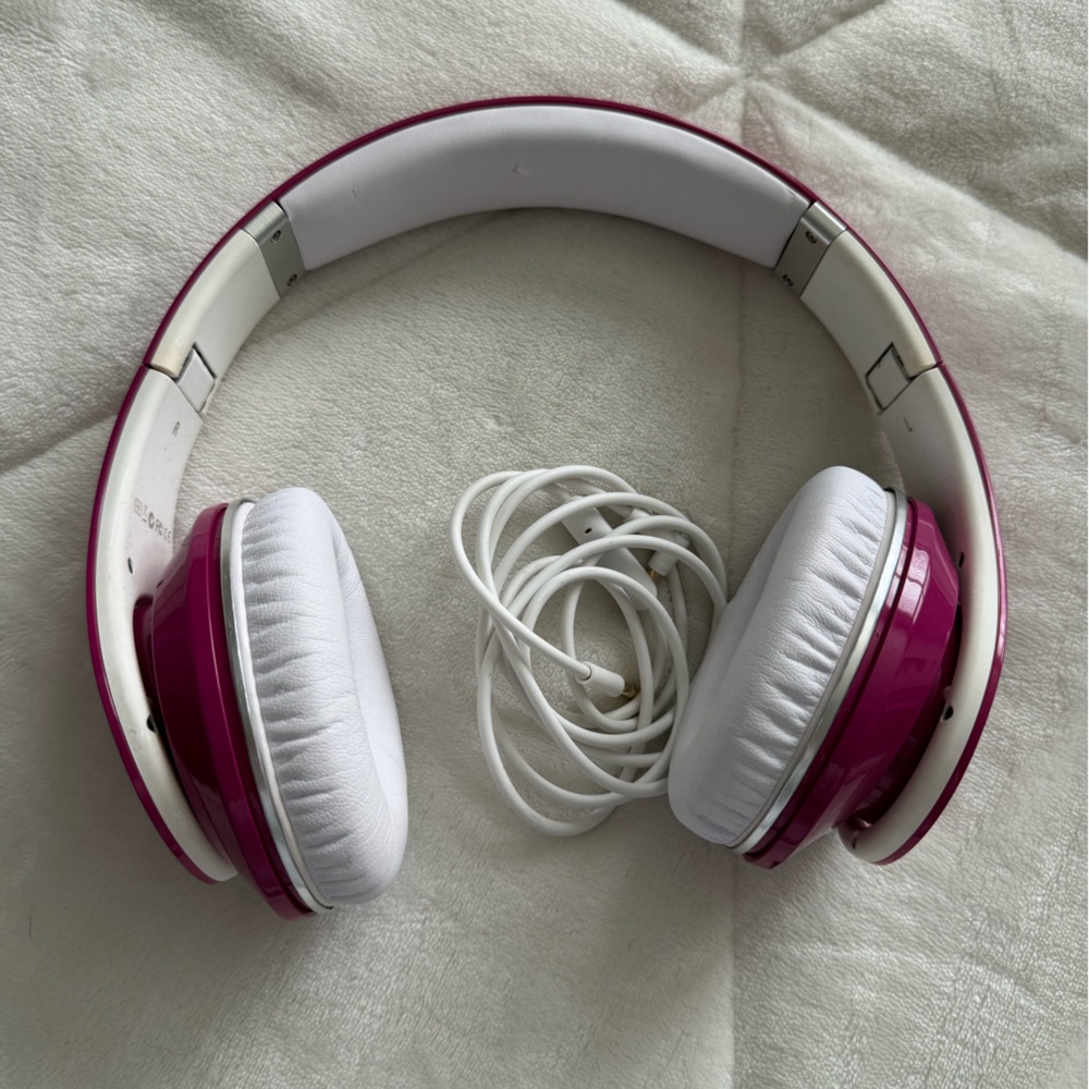 Pink Beats headphones